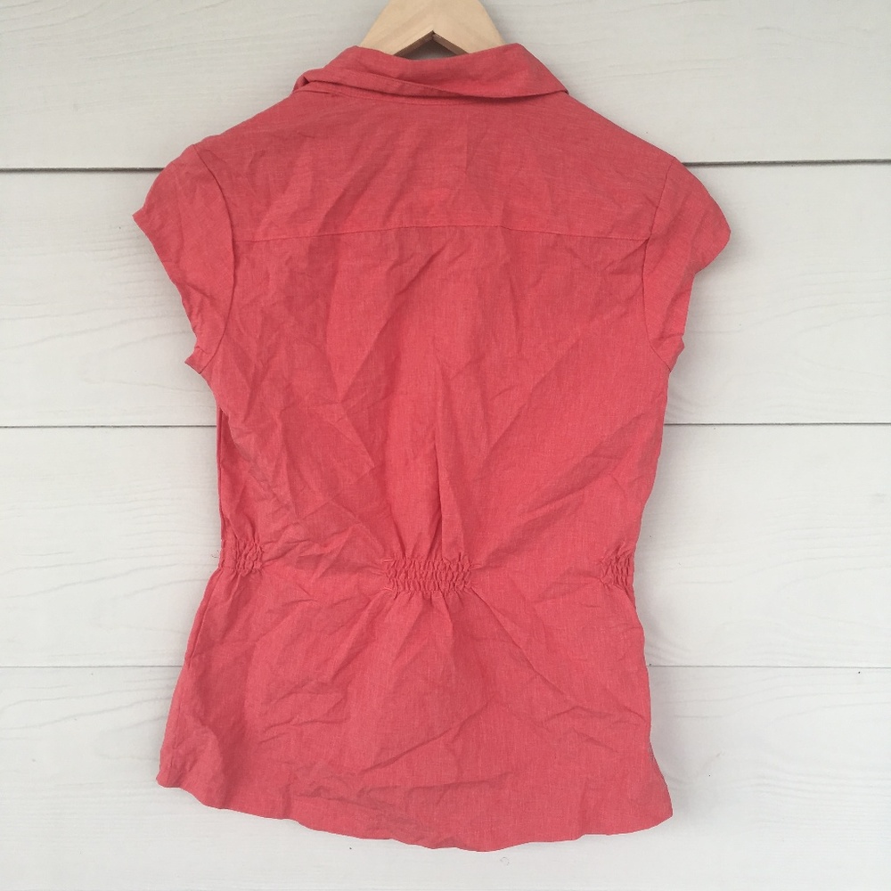 NWT Merrell Coral Button Down Top - Picture 5 of 5